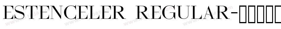 Estenceler Regular字体转换